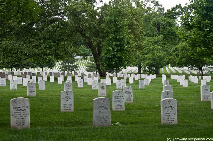 Надгробные памятники в Америке